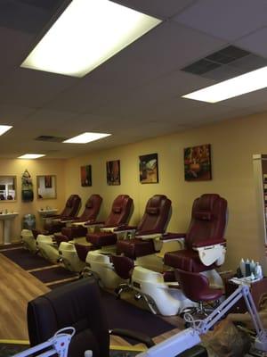 All new pedicure chairs