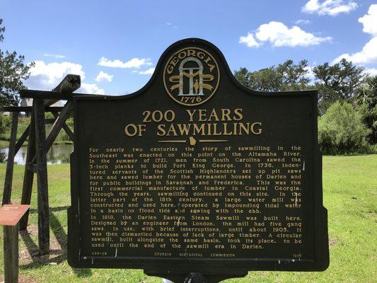 Sawmill sign