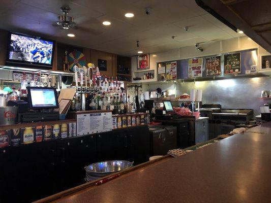 Fried foods made behind the bar