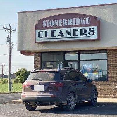 Storefront - located in the strip mall behind Dollar General.