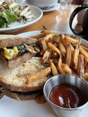 Mushroom "Cheese Steak" Hand-Cut Fries SPECTACULAR