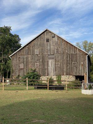 Barn on the property