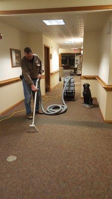 Extracting Water from the Wet Carpeting