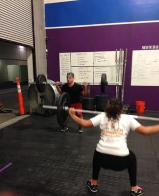 Back squats from the ground!