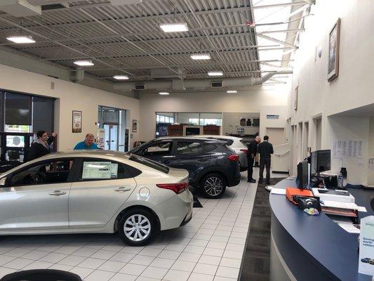 Showroom at Hyundai