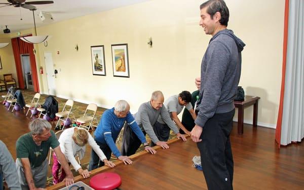 Alex, Valle Verde's Fitness Instructor works to improve resident's balance, posture and much more!