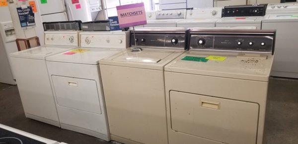 Washer and dryer match sets