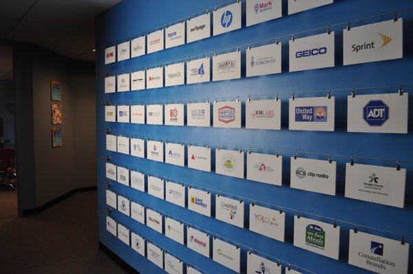 Wall of clients