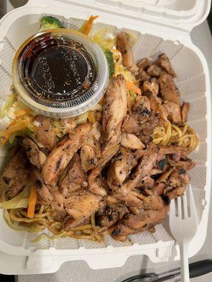 Spicy Chicken Yakisoba