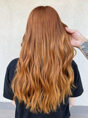 Copper hair