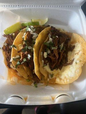 Birria tacos