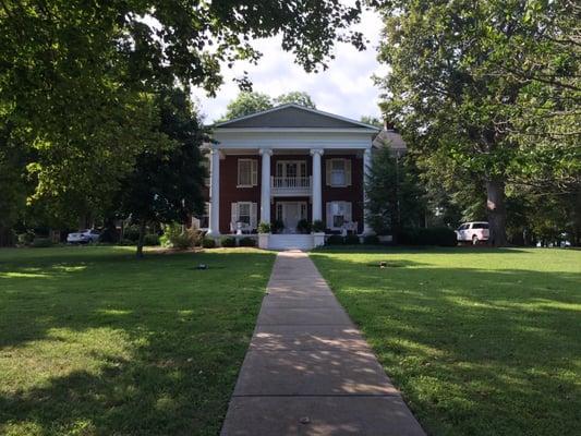 The front of the house. Beautiful!