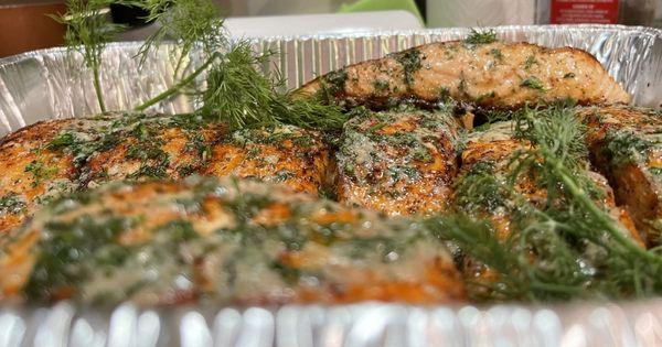 Seared Salmon w/Dill