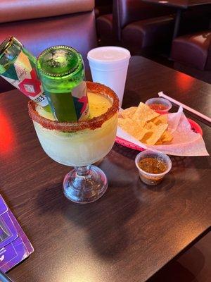 Dos A Rita with Chips and Salsa