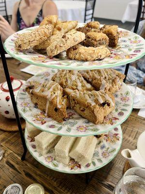 Afternoon tea tray