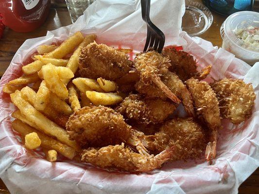 Coconut Shrimp Basket