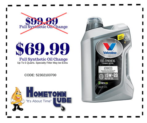 Come get your Full Synthetic Oil Change TODAY