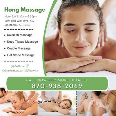 Welcome To Hong Massage