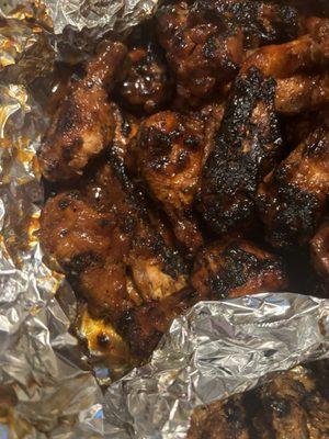 Burnt "standard" wings.