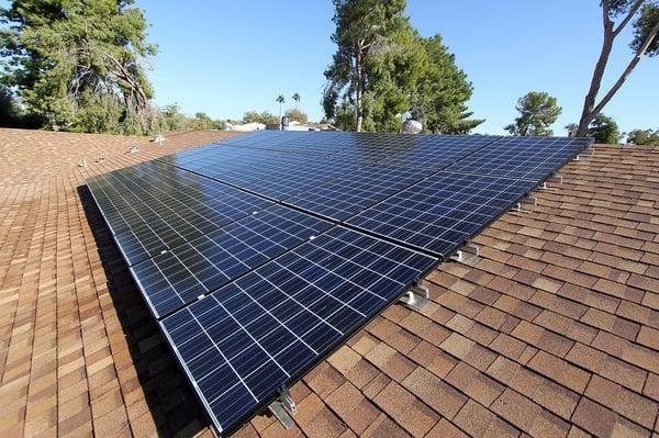 Solar project we completed