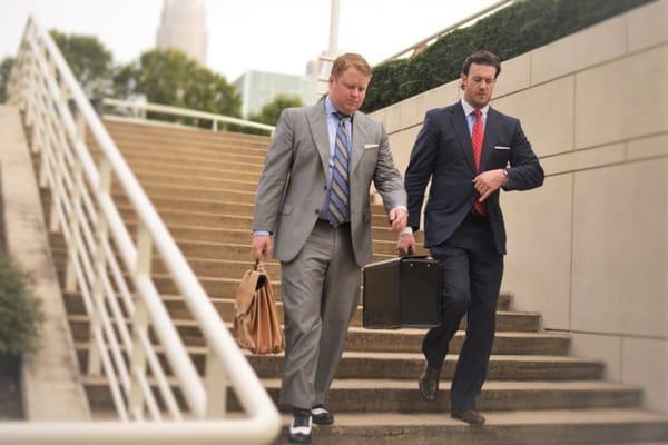 Eric Meredith (left) and Mark Jetton (right) - Charlotte criminal & family law attorneys.