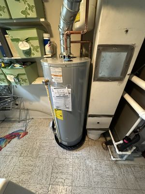 Water heater installed on the same day they called!