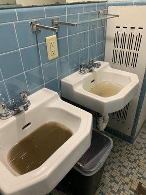 The bathroom of Winthrop Hall on South Campus of Lesley University