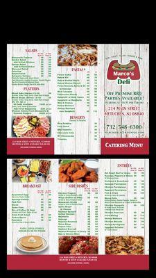 Catering Menu