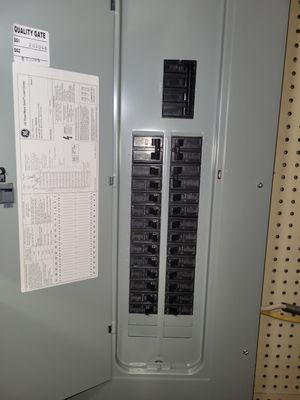 Newly replaced panel