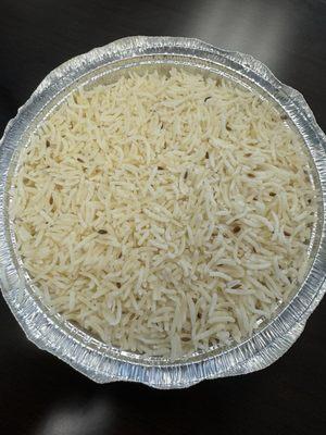 Basmati rice which came with the entrees. Solid.