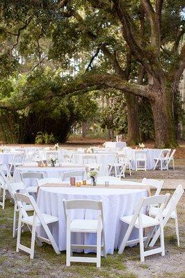 Rent tables and chairs Event Rentals Wedding Rentals Party Rentals Charleston Columbia Summerville Goose Creek Moncks Corner