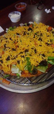 Taco pizza