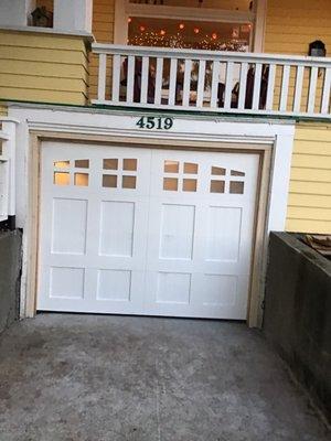 This is our beautiful garage door from National Door! We are so happy with the whole experience!