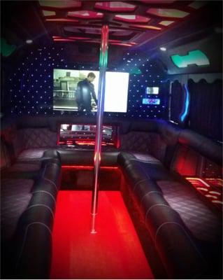 Tornado Party Bus Seats 10-14 Passengers - Just Limos