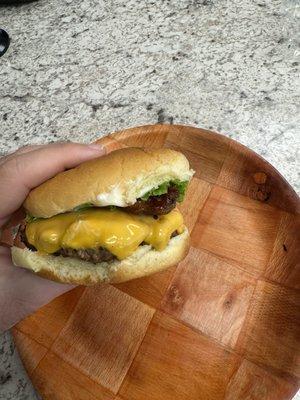 Bacon cheeseburger