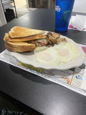 Nice breakfast only $5.00 and change