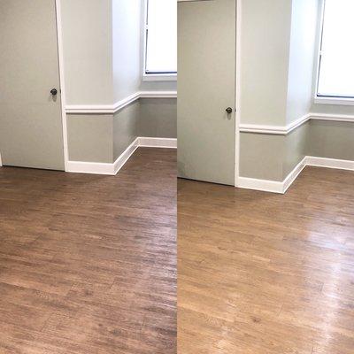 Before & After: Floor Cleaning.