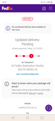 This is my update... Dec 10 they received my package. I am 3 hours away and today is December 24th. Called and no help.