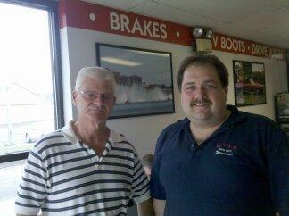 Ron and Gary, happy customer since 1969!