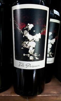 "prisoner wine" available bogies liquor!!! awesome wine.