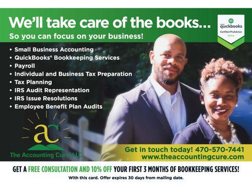 Let us free you up to focus on your business!