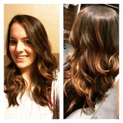 Ombré color from the amazing Gabby at Studio Gabriella