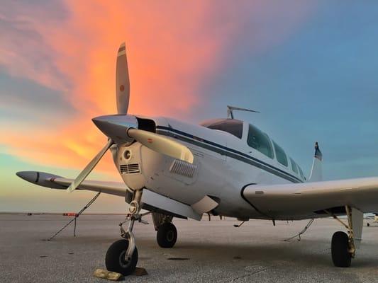 I recommend a sunset flying lesson for beautiful views on the ground and in the air of downtown Cleveland!