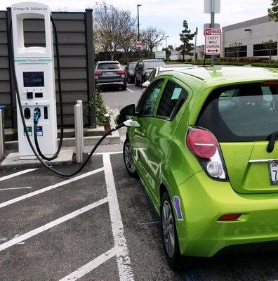 Even Electric Vehicles cant avoid the pump -lol  But, $3 a fillup sure cheaper than gas!