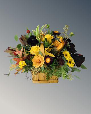 Fall basket arrangement