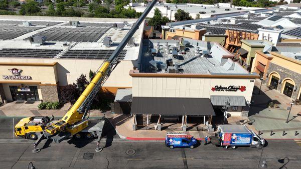 Commercial HVAC Unit Changeout