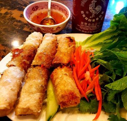 Pork crispy rolls and bonus for bring Gluten-free