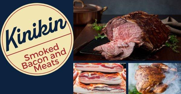 Let us do the cooking for you. Shop Smoked Prime Rib, Smoked Turkeys, or try on of our signature Bacon Flavors!