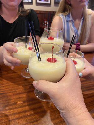 Yummy Pina Coladas at Sloppy Joe's