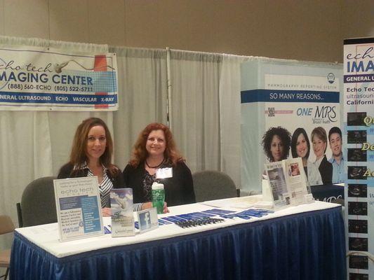 Mary and Heather at the Los Angeles Radiological Society (LARS) Convention June 2012